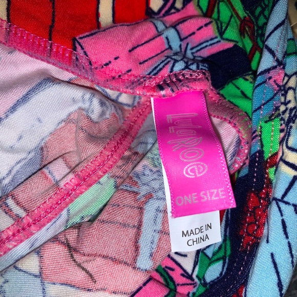 LuLaRoe OS White Elephant Holiday Leggings-Hard To Find (Unicorn) - Picture 3 of 3